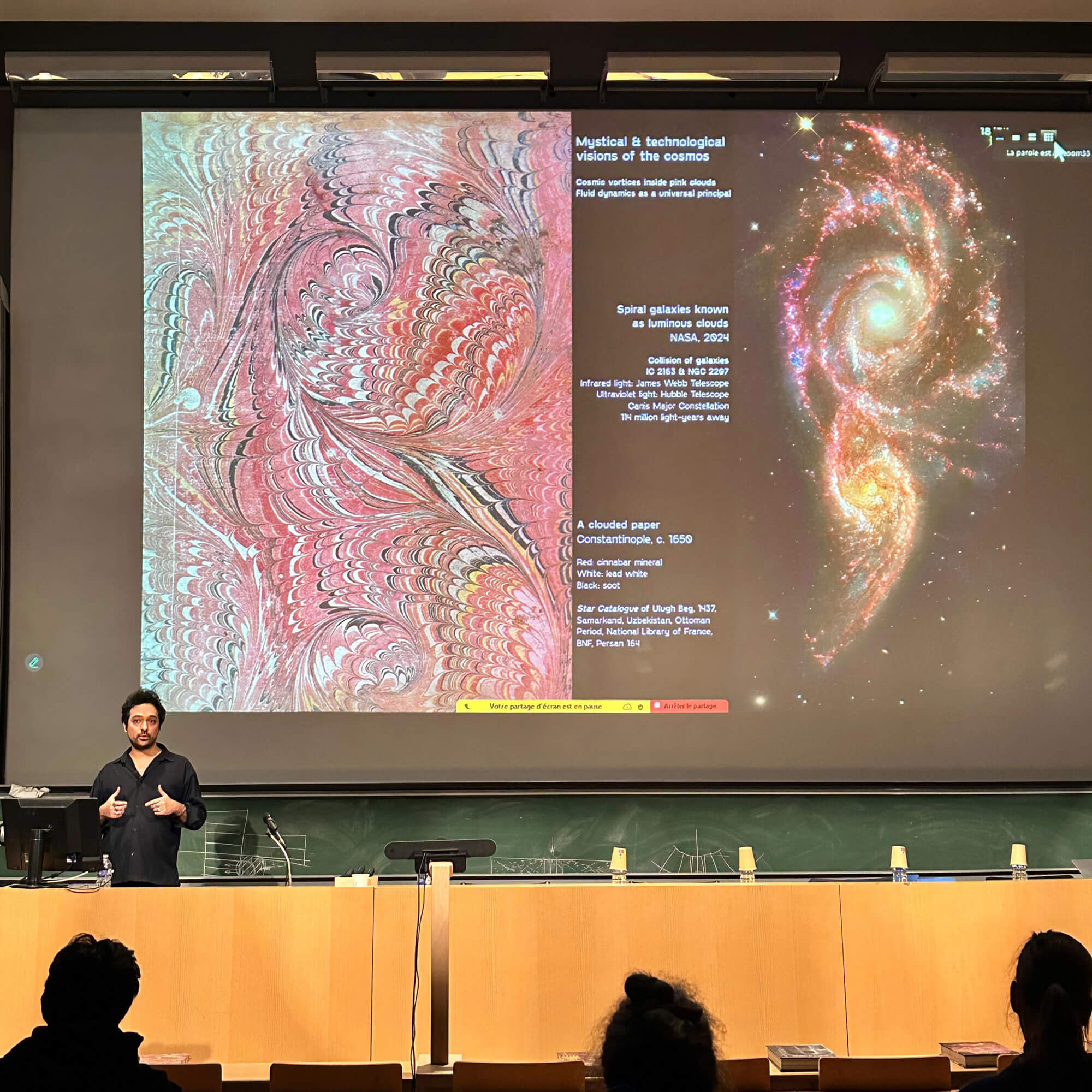 Mete Kutlu during PhD defense